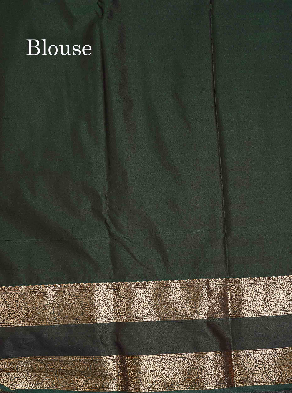 Semi Silk Saree - Olive Mustard Yellow Colour Body Zari Butta With Bottle Green Gap Border
