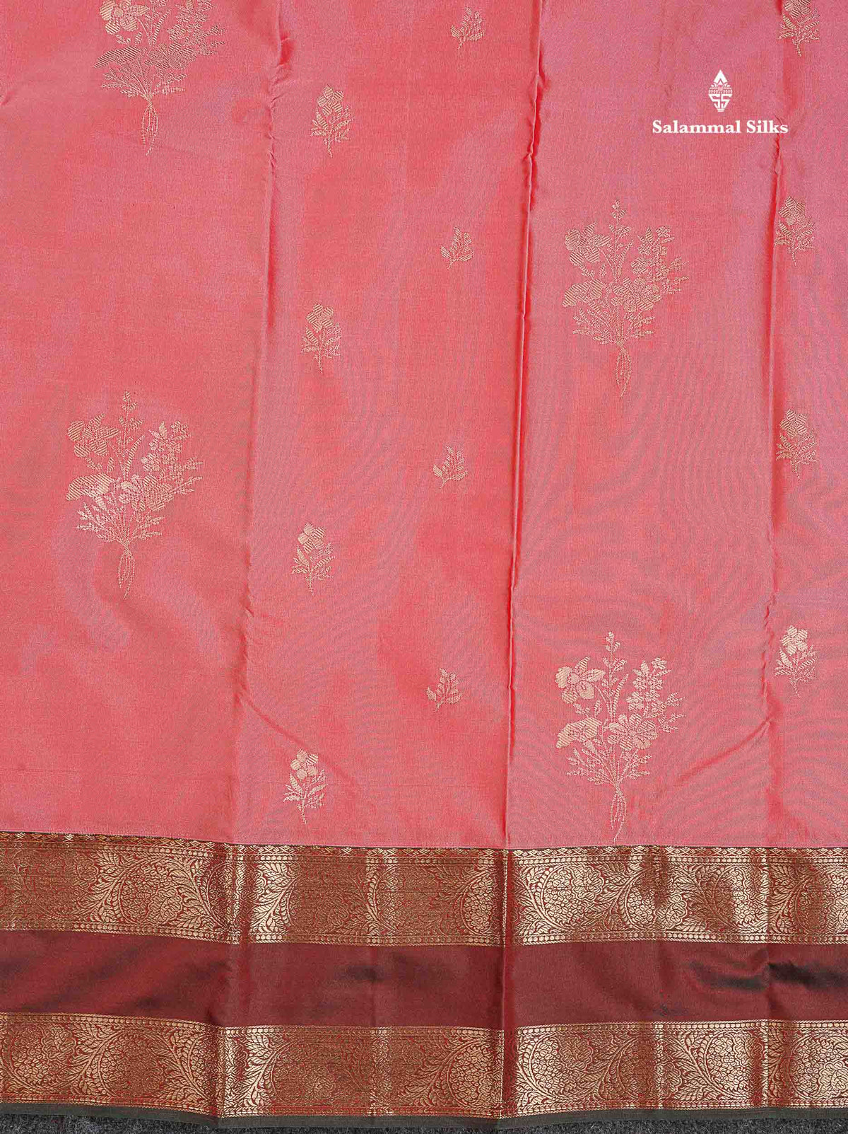 Semi Silk Saree - Olive Mustard Yellow Colour Body Zari Butta With Bottle Green Gap Border