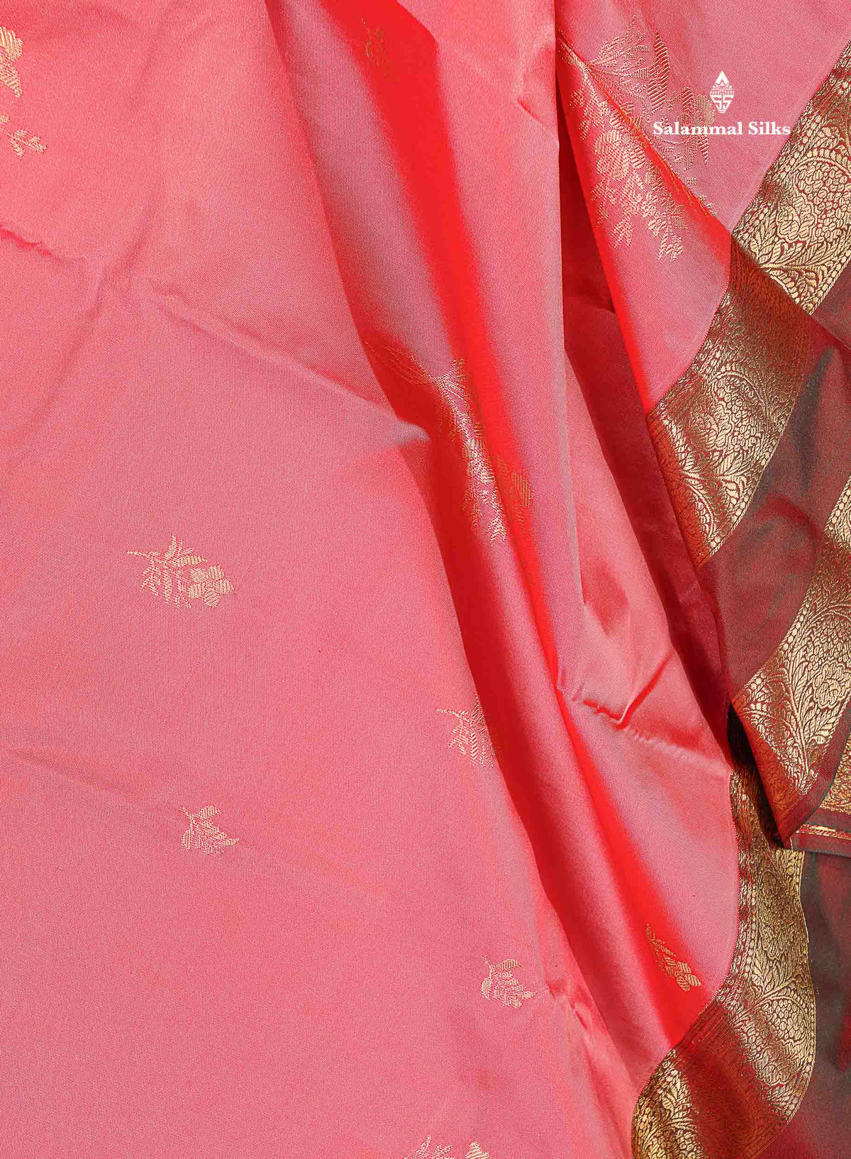 Semi Silk Saree - Olive Mustard Yellow Colour Body Zari Butta With Bottle Green Gap Border