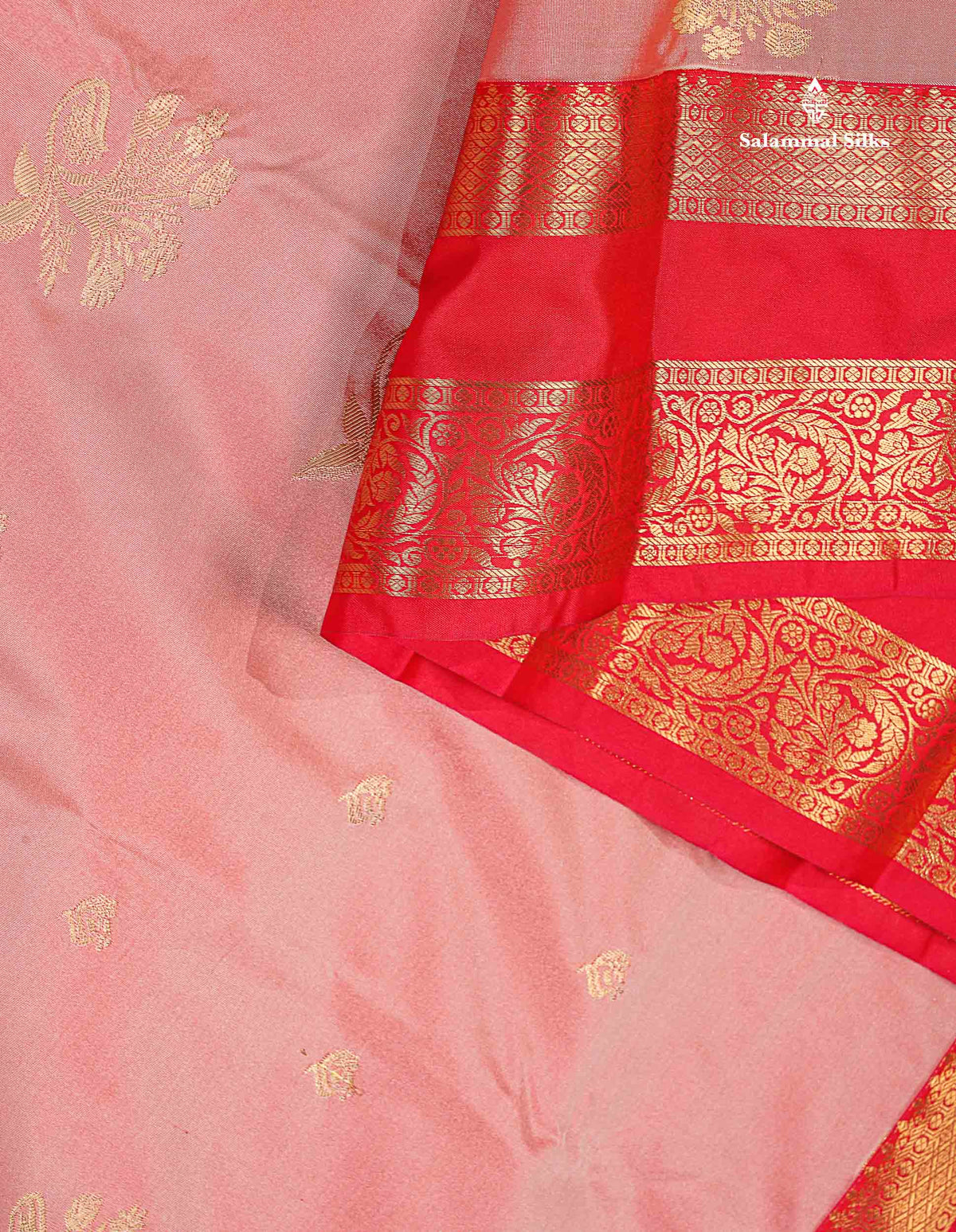 Semi Silk Saree - Mustard Yellow Colour Body Zari Butta With Traditional Gap Border