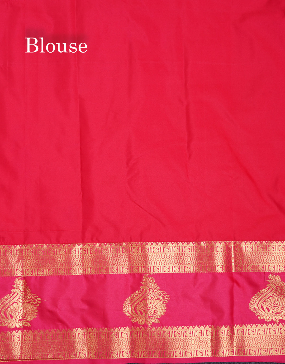 Semi Silk Saree - Mango Yellow Colour Body Zari Butta With Contrast Tomato Red Gap Border