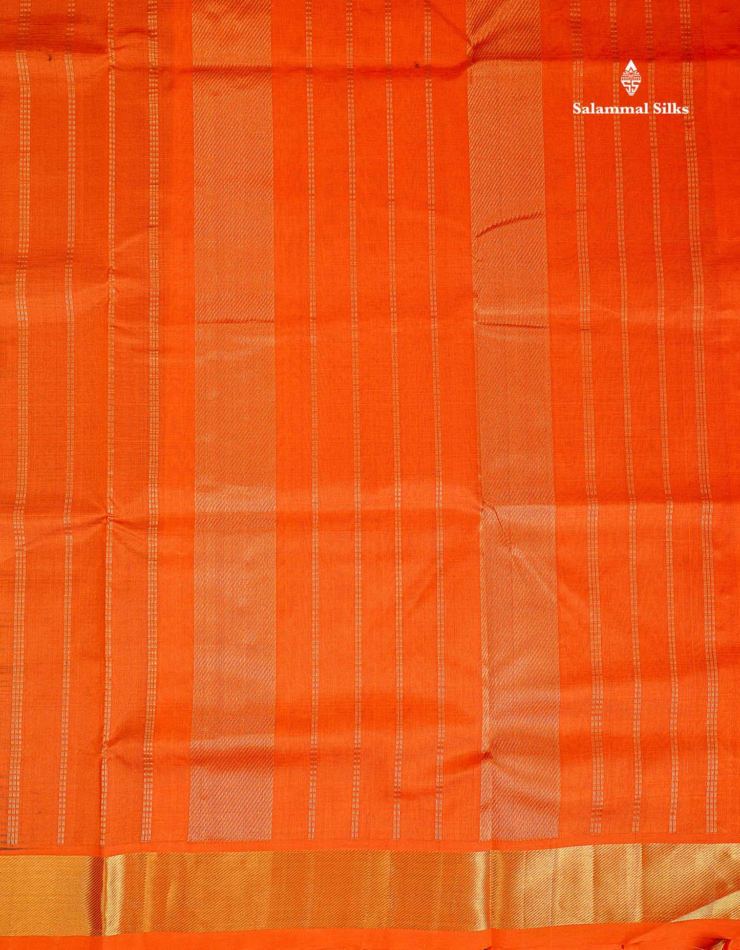 Pallu Of Bottle Green Pure Silk Cotton Saree 