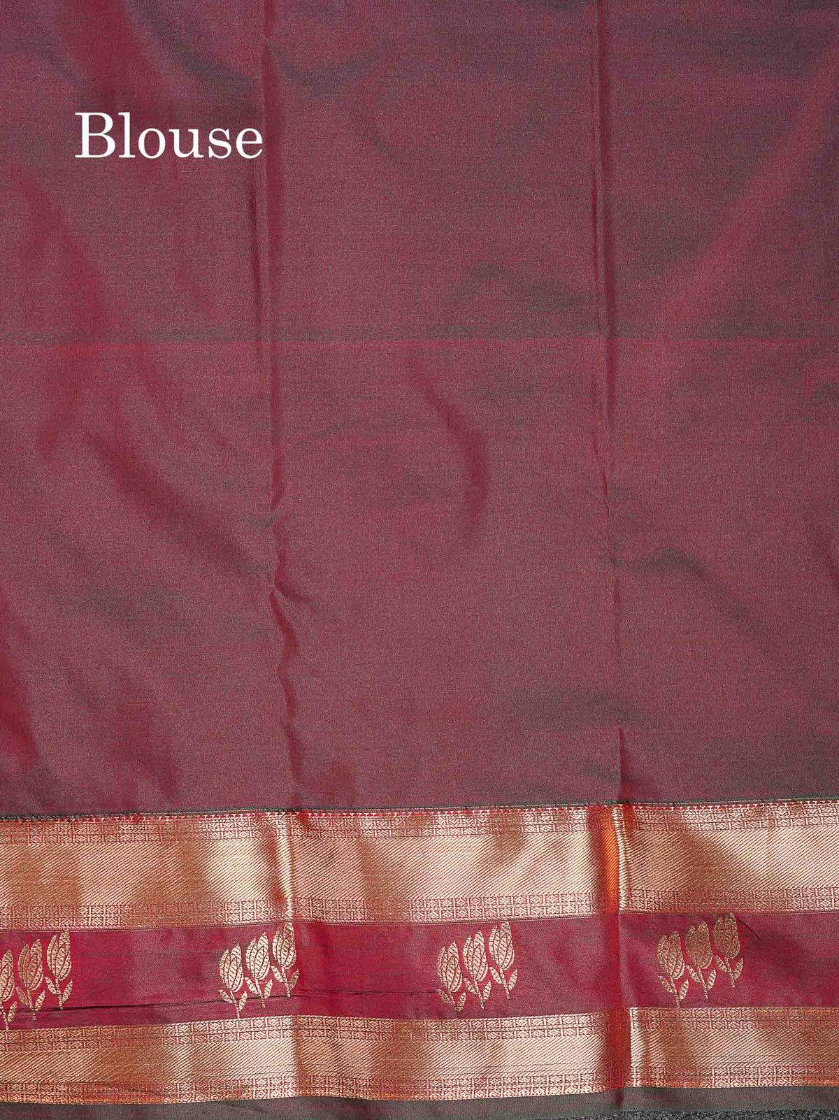 Semi Silk Saree - Chilly Red Colour Body Zari Butta With Traditional Gap Border