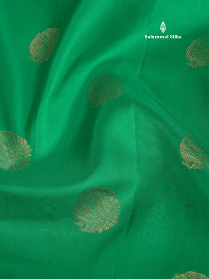 Beautiful Sea Blue Pure Kanjivaram Soft Silk Saree With Contrast Maroon Traditional Border