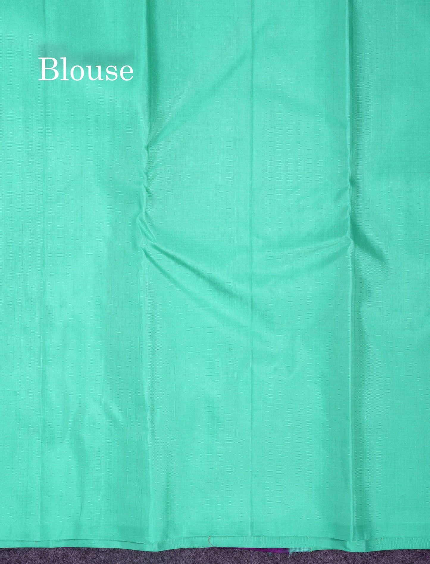 Beautiful Dark Purple Zari & Thread Work Butta Fancy Pure Kanjivaram Silk Saree With Contrast Rexona Green Blouse
