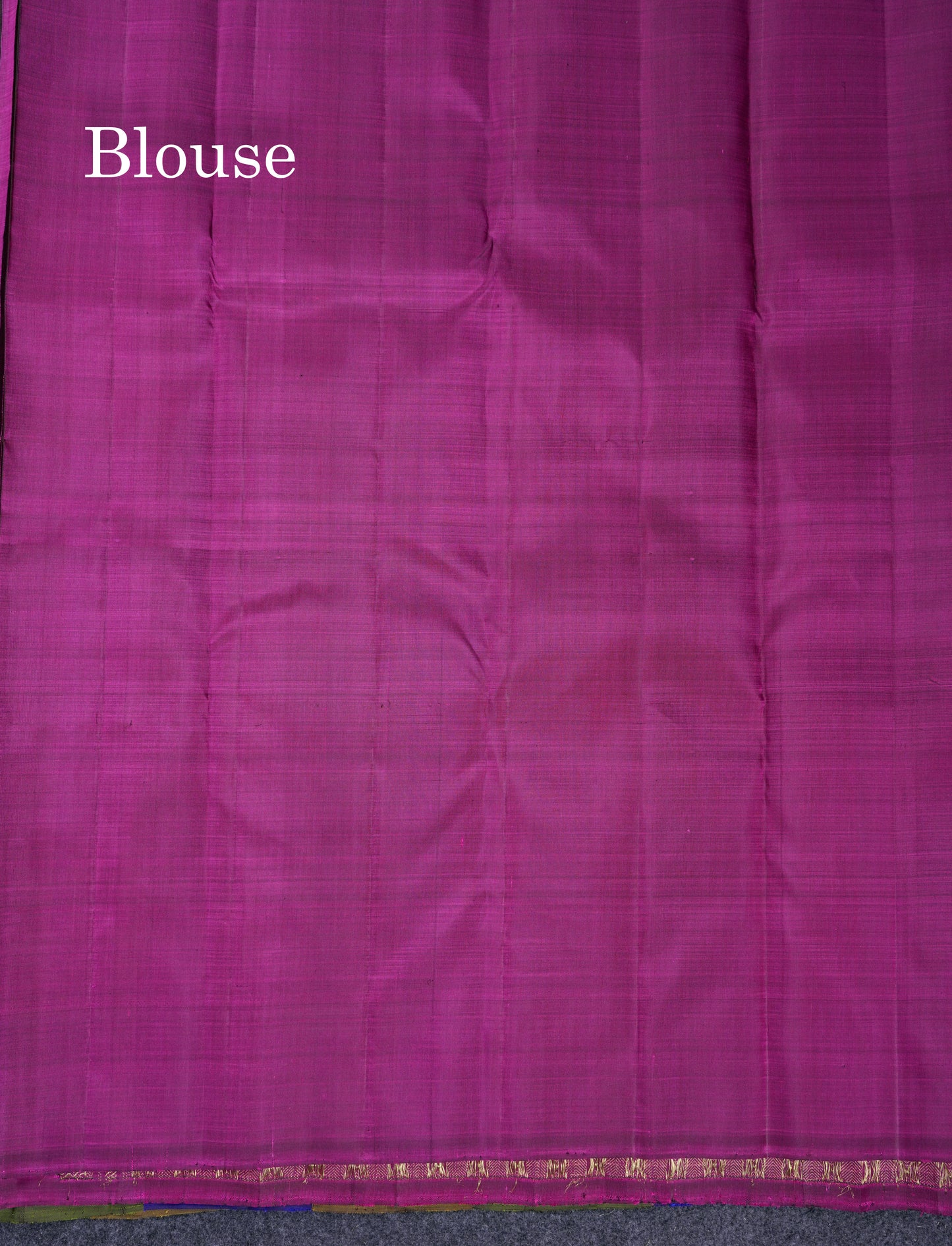 Beautiful Paalum Pazham Big Checks With Butta Pure Kanjivaram Silk Saree With Contrast Maroon Blouse