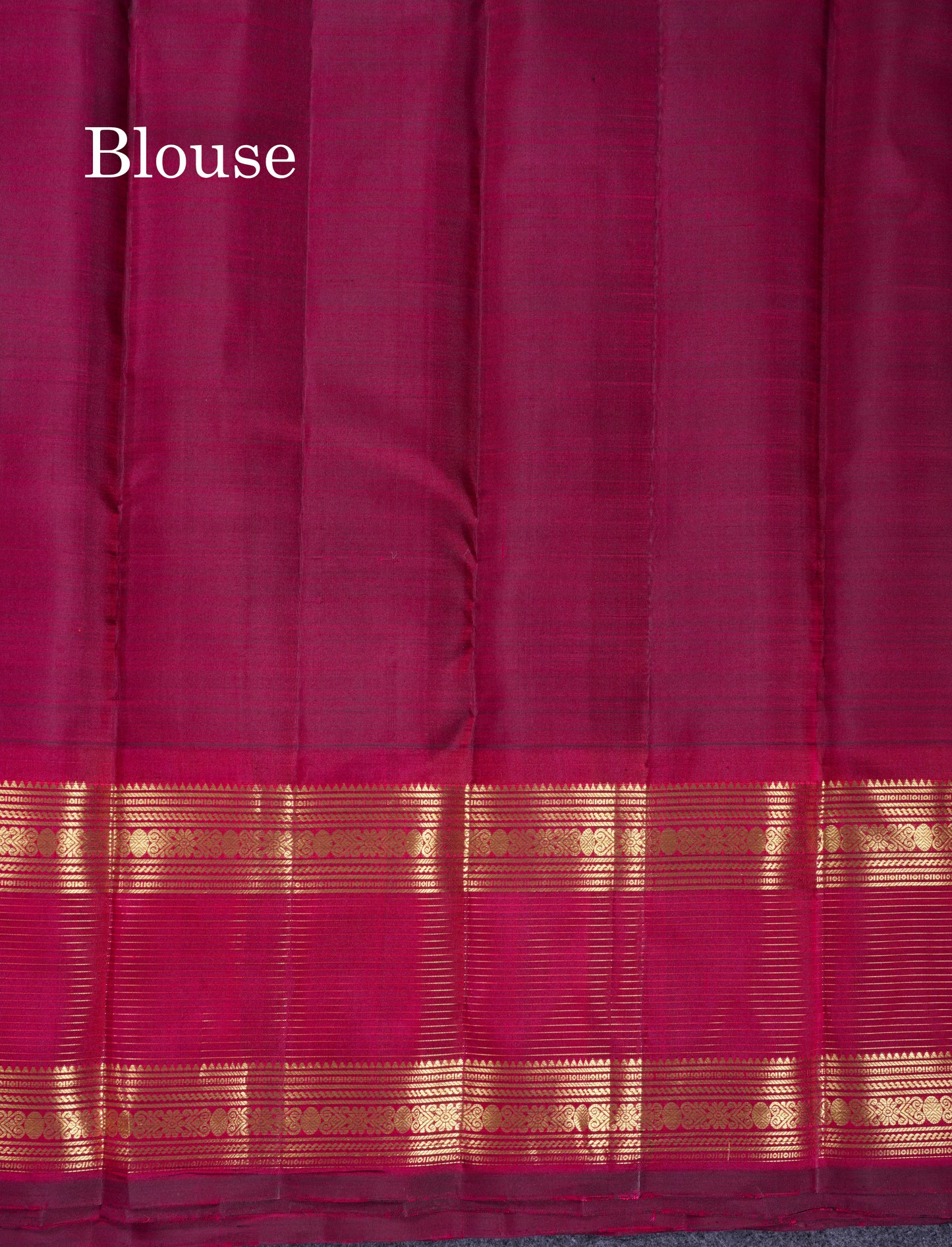 Beautiful Dark Maroon Pure Kanjivaram Silk Saree With Contrast Dark Brown Traditional Border