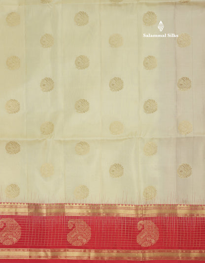Beautiful Sea Blue Pure Kanjivaram Soft Silk Saree With Contrast Maroon Traditional Border