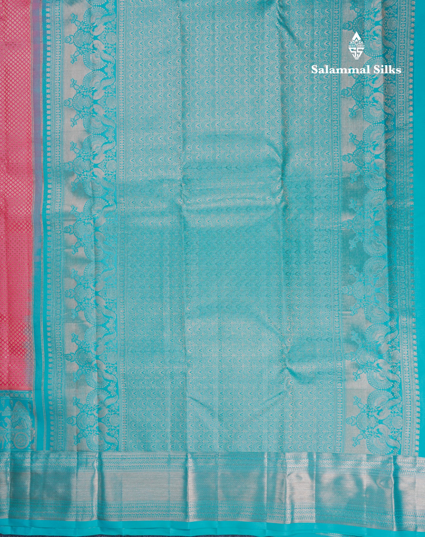 Beautiful Dark Peach Bridal Pure Kanjivaram Silk Saree With Contrast Rexona Traditional Evening Morning Border