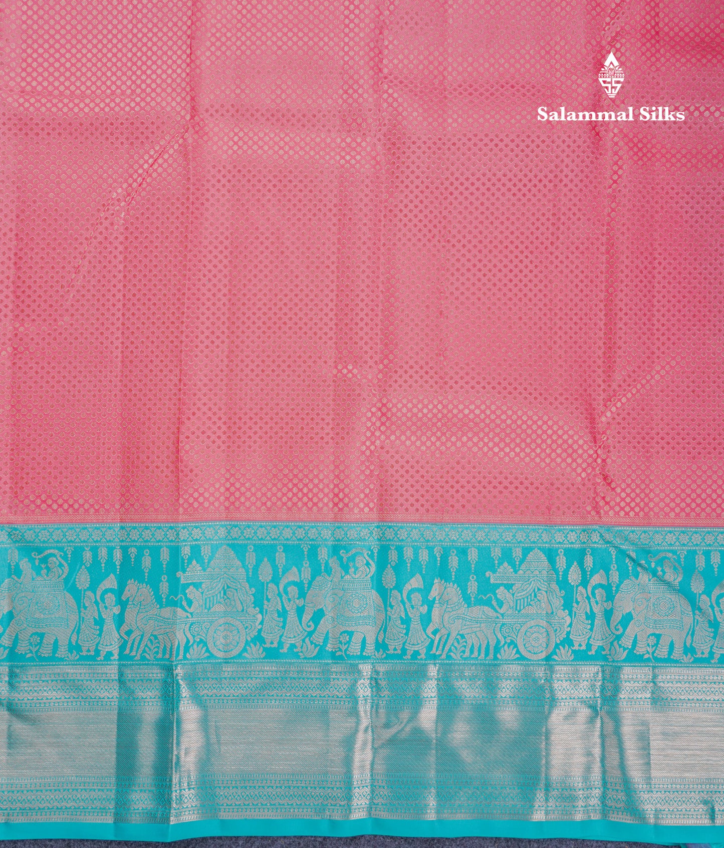 Beautiful Dark Peach Bridal Pure Kanjivaram Silk Saree With Contrast Rexona Traditional Evening Morning Border