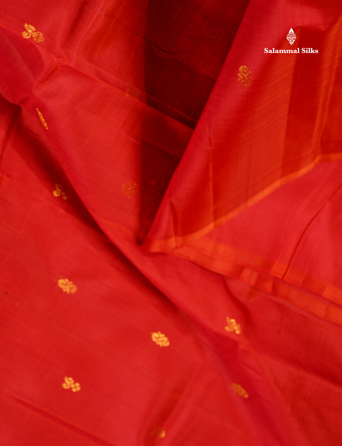 One Side Border Pure Silk Saree - Maroon Colour Body Small Zari Butta With Contrast Mustard Yellow Small Border