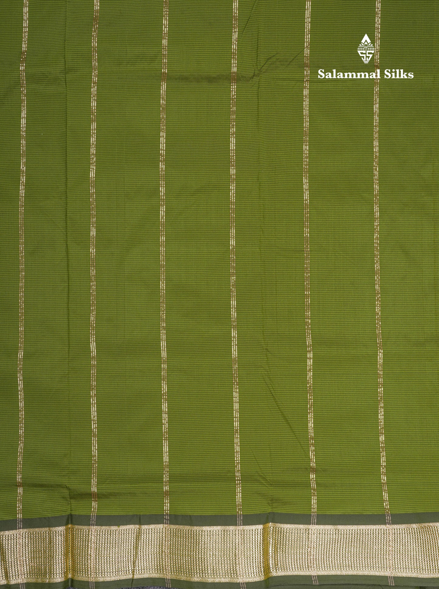 9 Yards Semi Silk Saree Orange Colour with Red Border