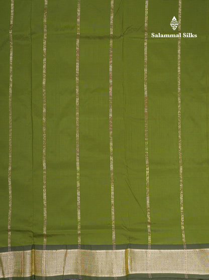 9 Yards Semi Silk Saree Orange Colour with Red Border