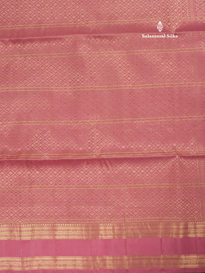 Beautiful Blue Pure Kanjivaram Soft Silk Saree With Contrast Red Traditional Border