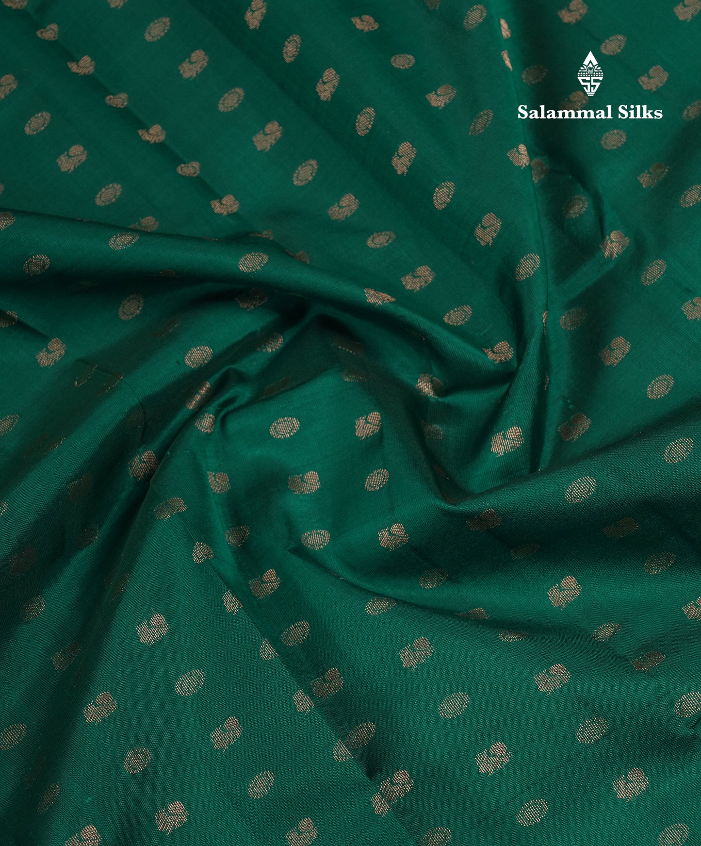 Beautiful Dark Maroon Chakaram  & Peacock Butta Pure Kanjivaram Silk Saree With Contrast Sandal Traditional Border