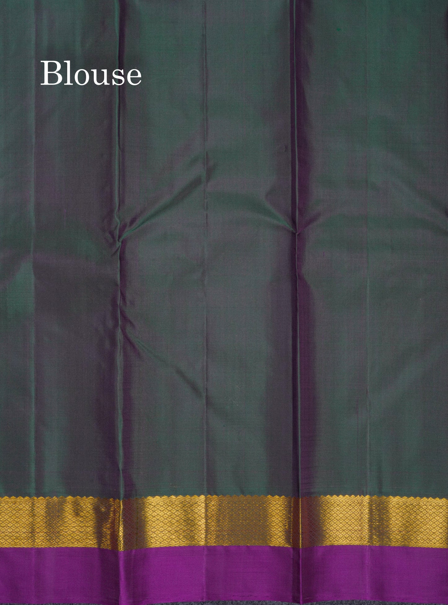 Beautiful Dual Tone Dark Maroon Pure Kanjivaram Silk Saree With Contrast Bottle Green Traditional Border