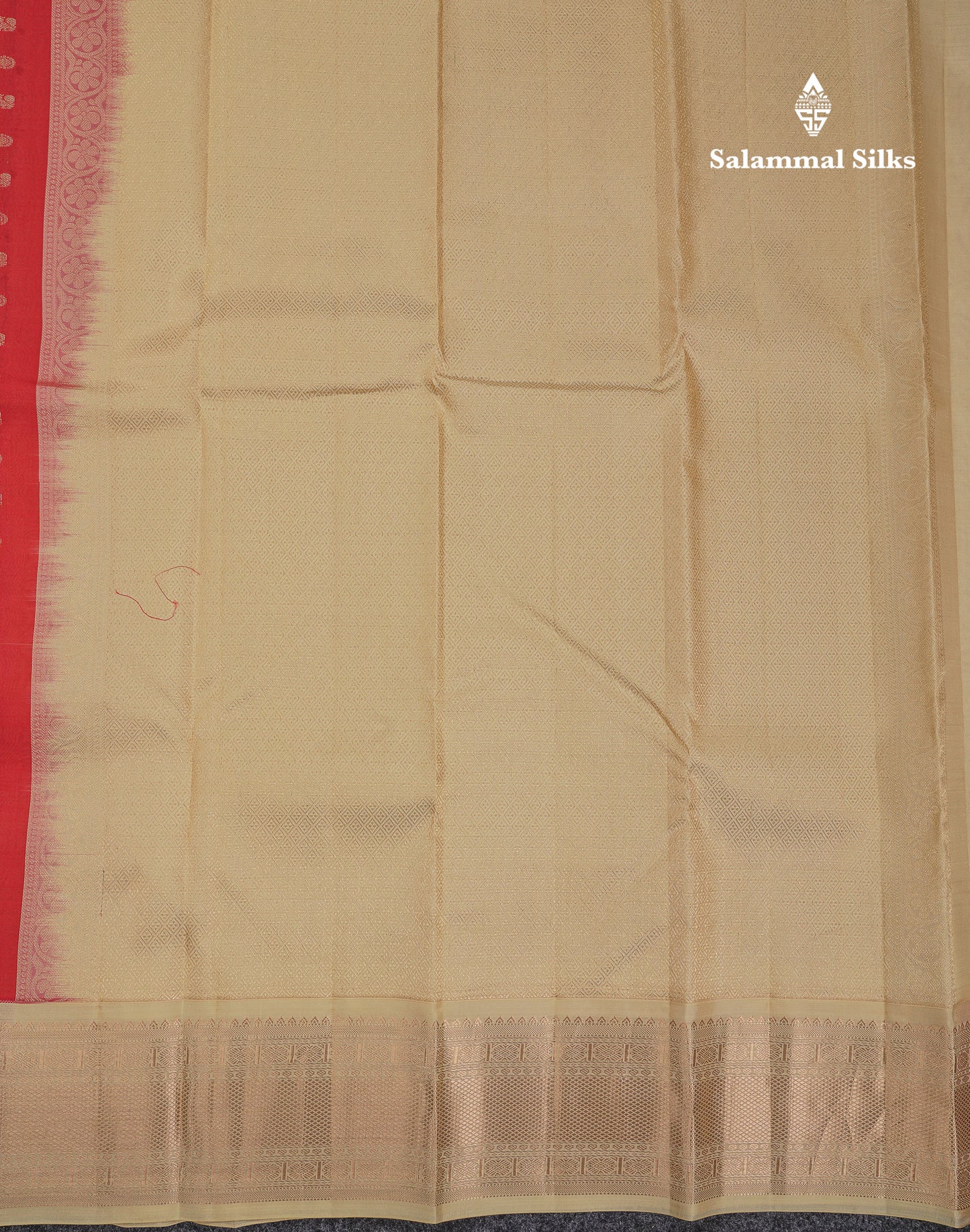 Beautiful Dark Maroon Chakaram  & Peacock Butta Pure Kanjivaram Silk Saree With Contrast Sandal Traditional Border