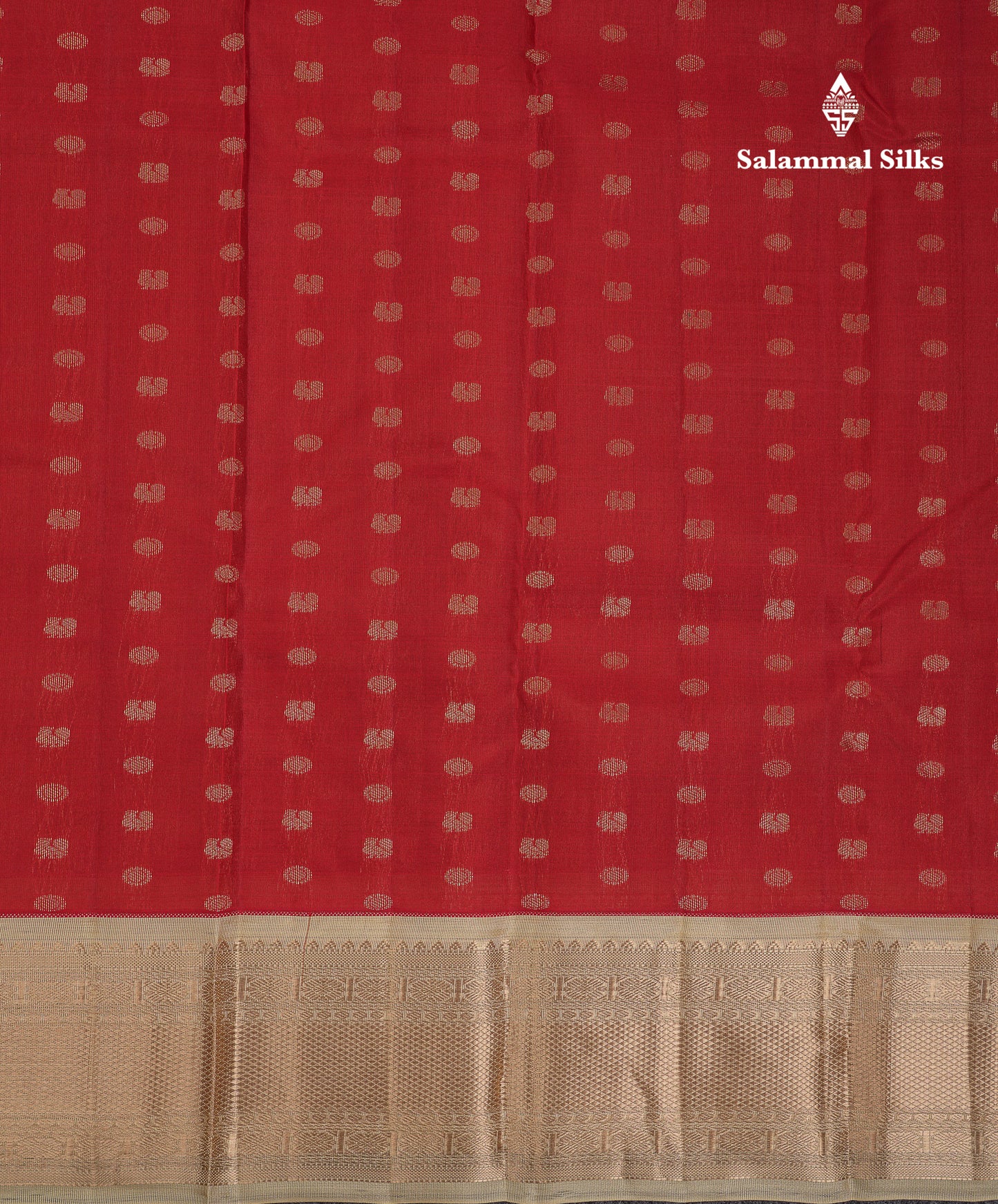 Beautiful Dark Maroon Chakaram  & Peacock Butta Pure Kanjivaram Silk Saree With Contrast Sandal Traditional Border
