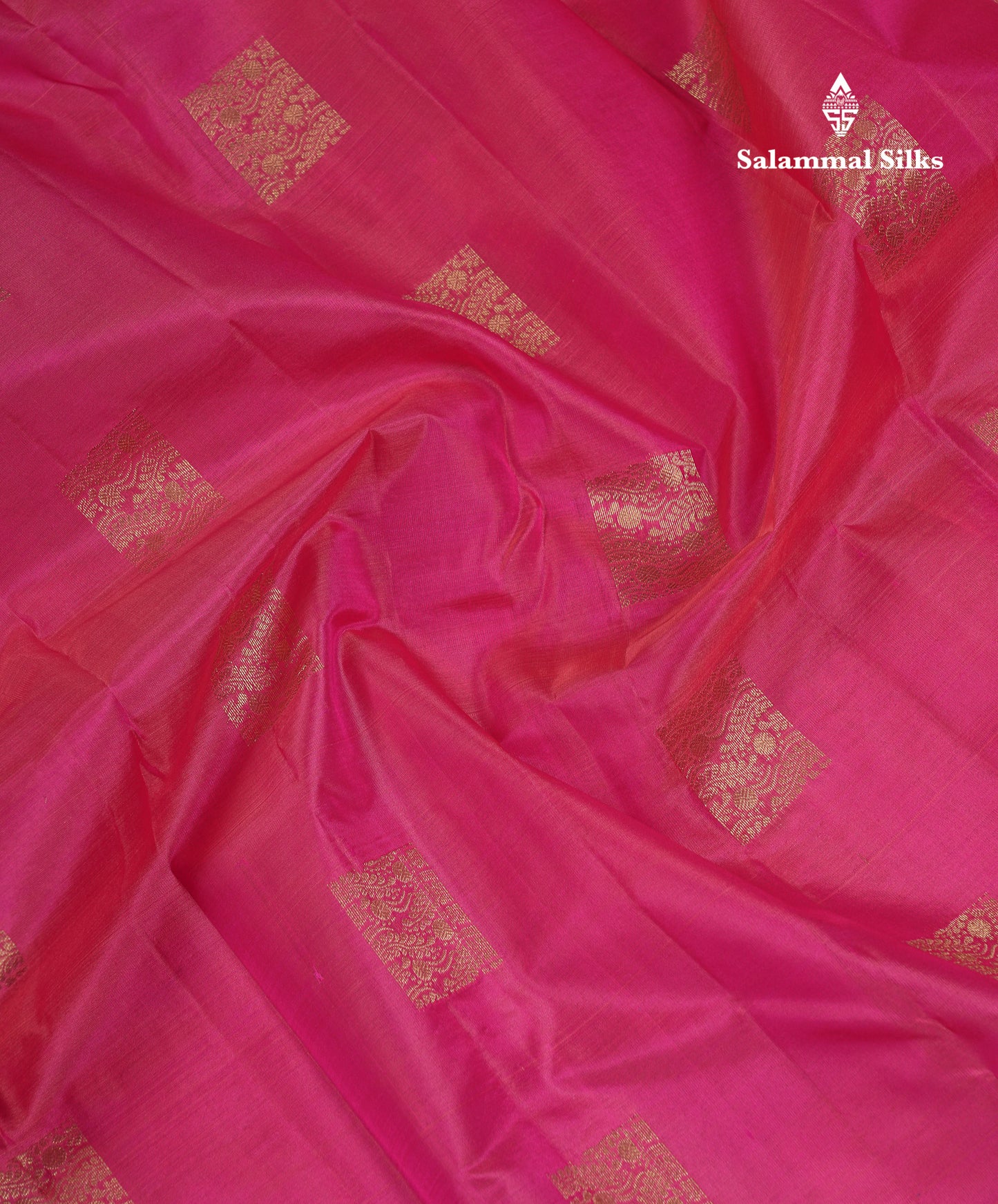 Beautiful Dual Tone Pink Pure Kanjivaram Silk Saree With Traditional Border