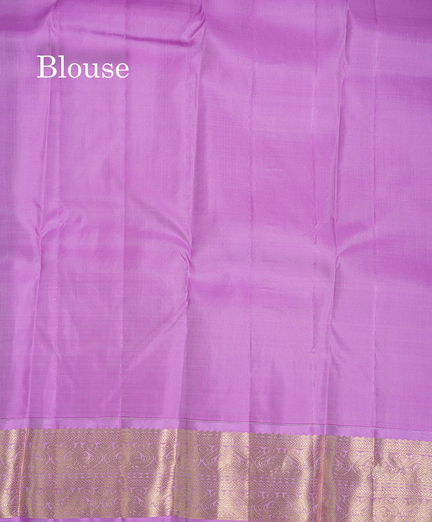 Beautiful Saffire Green Pure Kanjivaram Silk Saree With Contrast Lavender Traditional Border