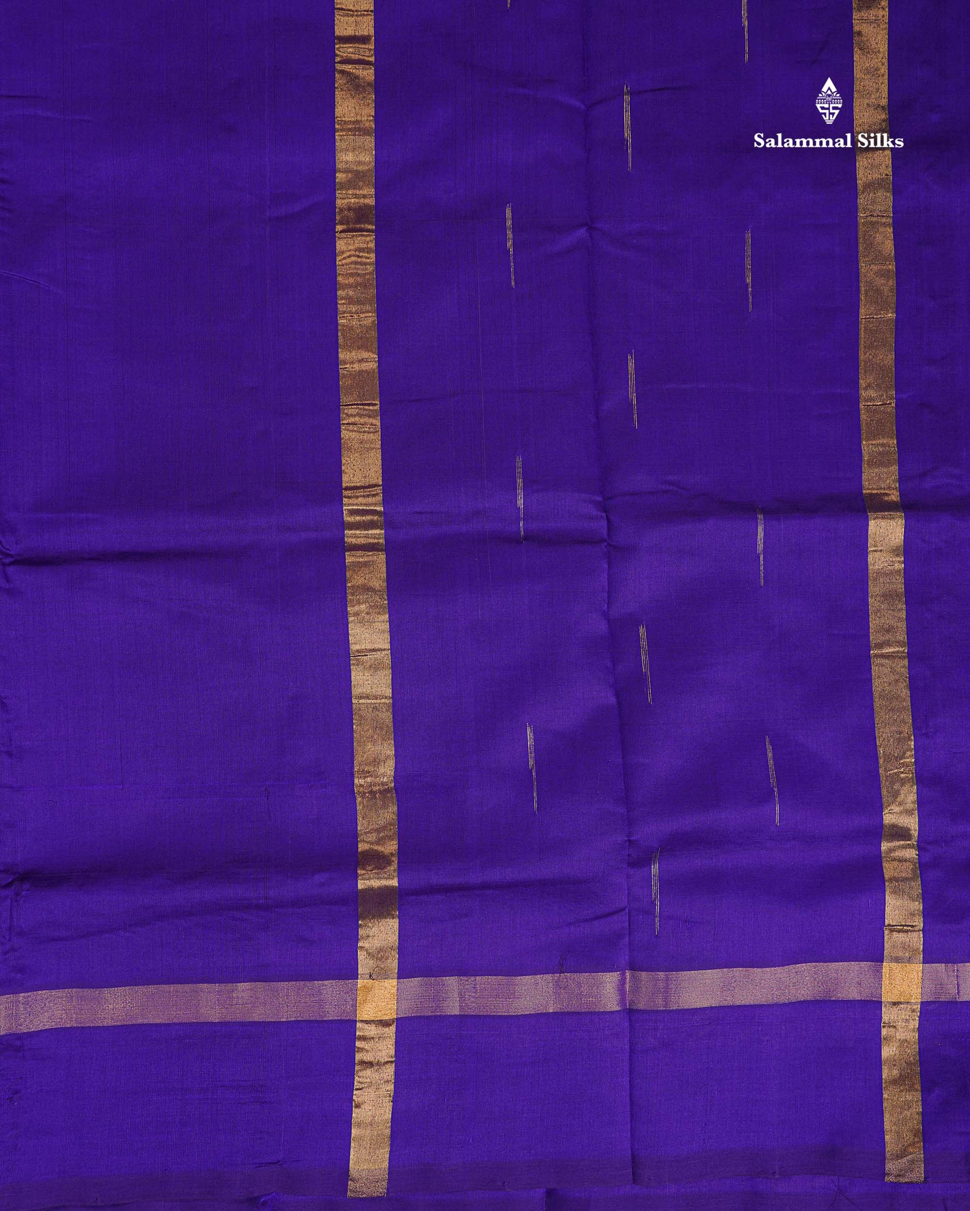 Pallu Of Orange Semi Silk Cotton Saree