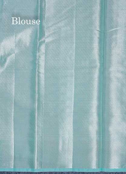 Elaichi Green Beautiful Fancy Saree With Copper Zari Border