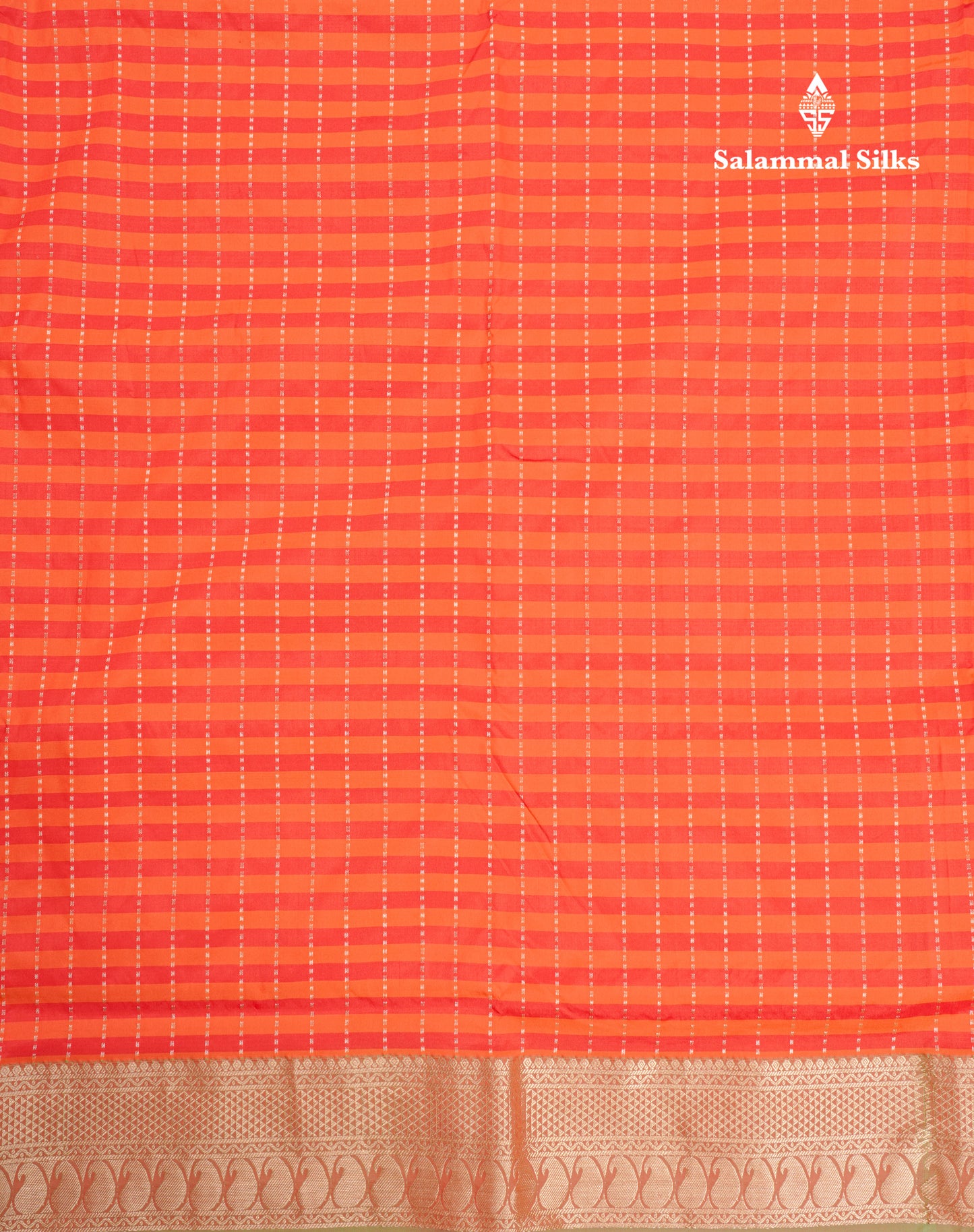 9 Yards Semi Silk Saree Light Green & Parrot Green with Light Onion Pink Border