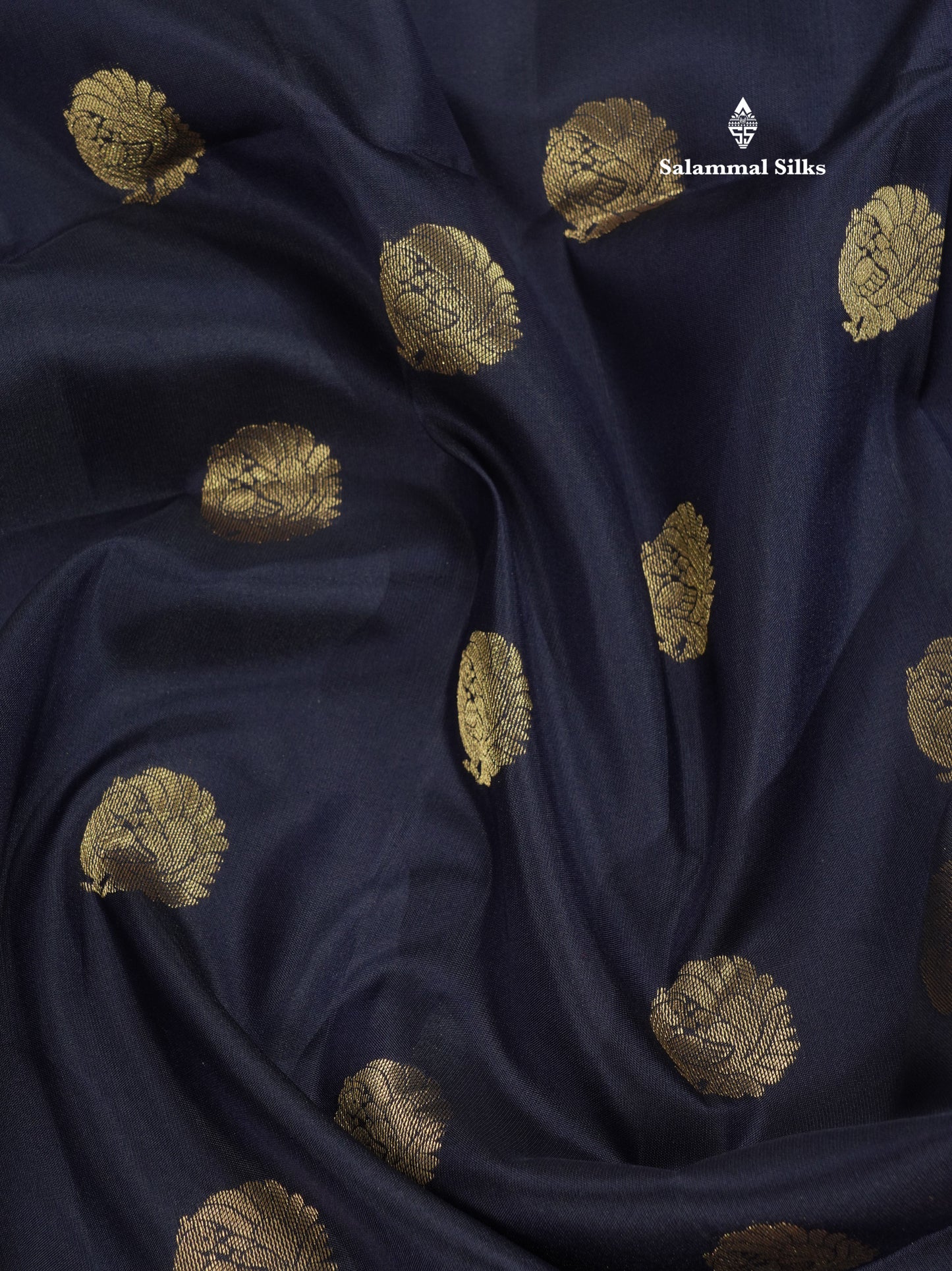 Beautiful Sea Blue Pure Kanjivaram Soft Silk Saree With Contrast Maroon Traditional Border