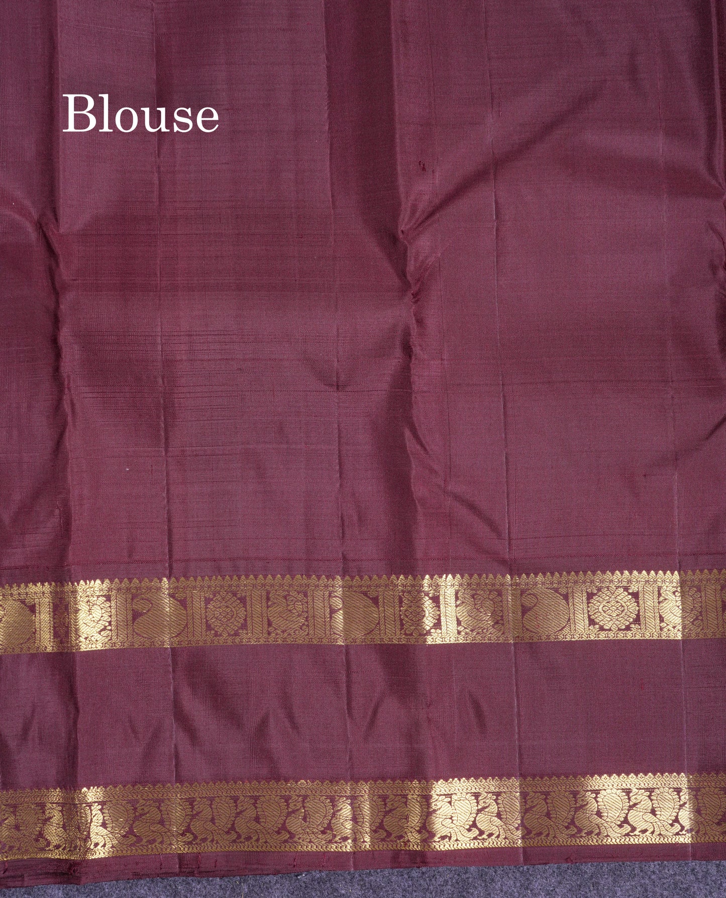 Beautiful Rust Orange Pure Kanjivaram Silk Saree With Contrast Dark Brown Traditional Gap Border