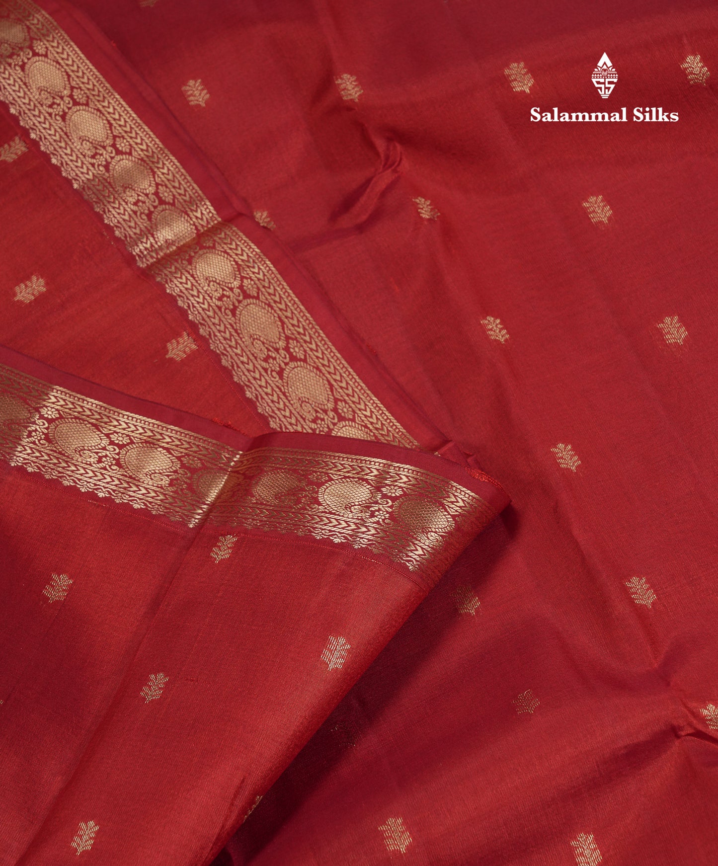 Beautiful Maroon Pure Kanjivaram Silk Saree With Traditional Small Border
