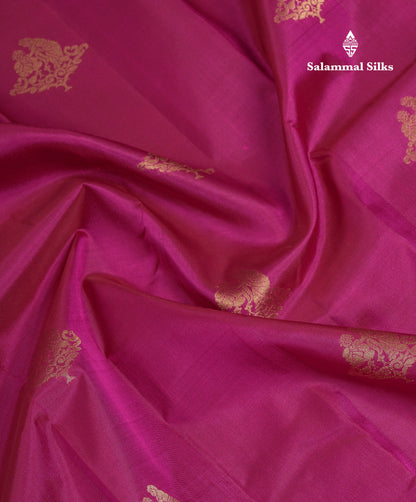 Beautiful Half White Pure Kanjivaram Silk Saree With Traditional Evening Morning Small Pallaku Border