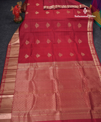 Beautiful Half White Pure Kanjivaram Silk Saree With Traditional Evening Morning Small Pallaku Border