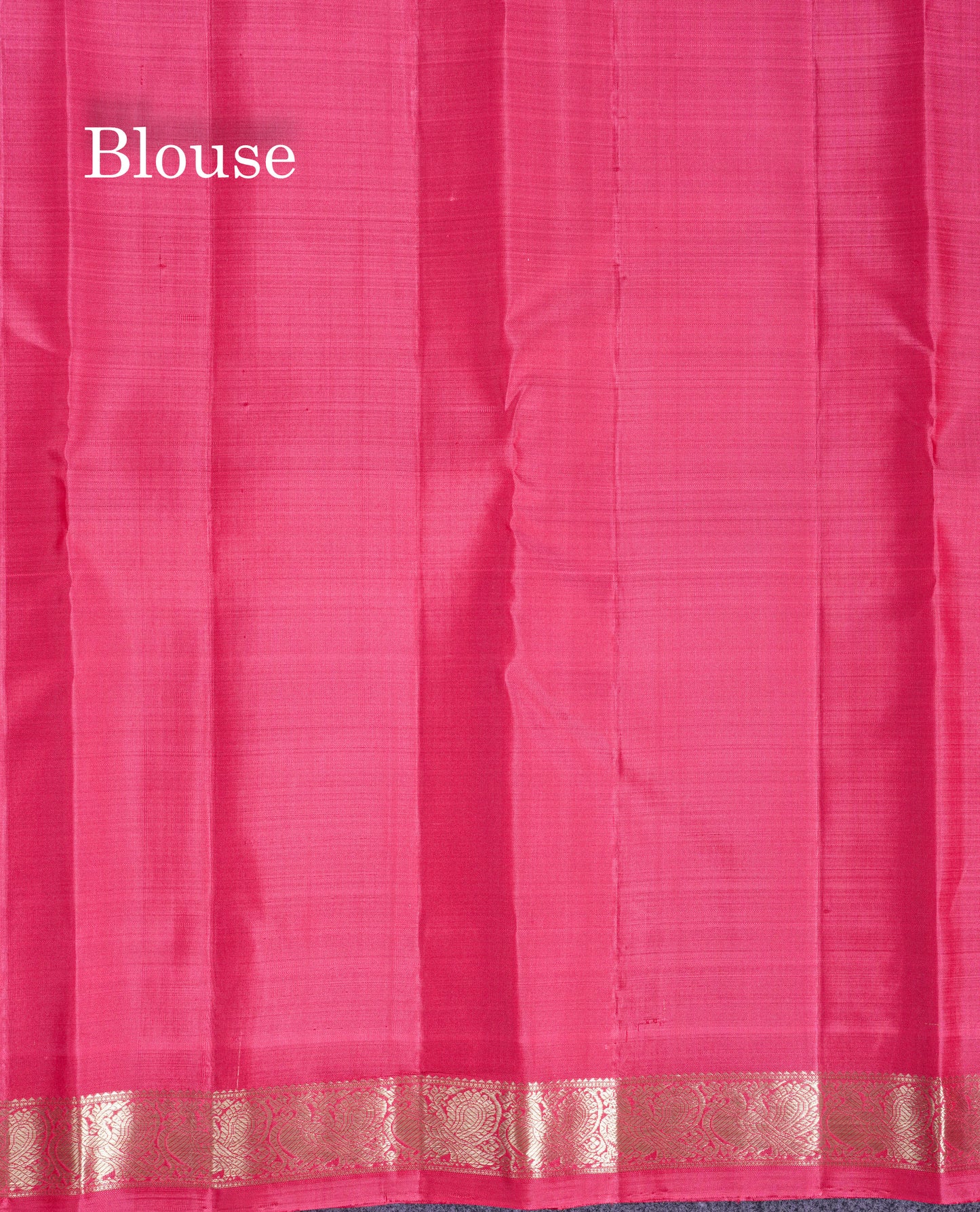 Beautiful Purple Zari Checks With Butta Pure Kanjivaram Silk Saree With Contrast Oniom Pink Traditional Border