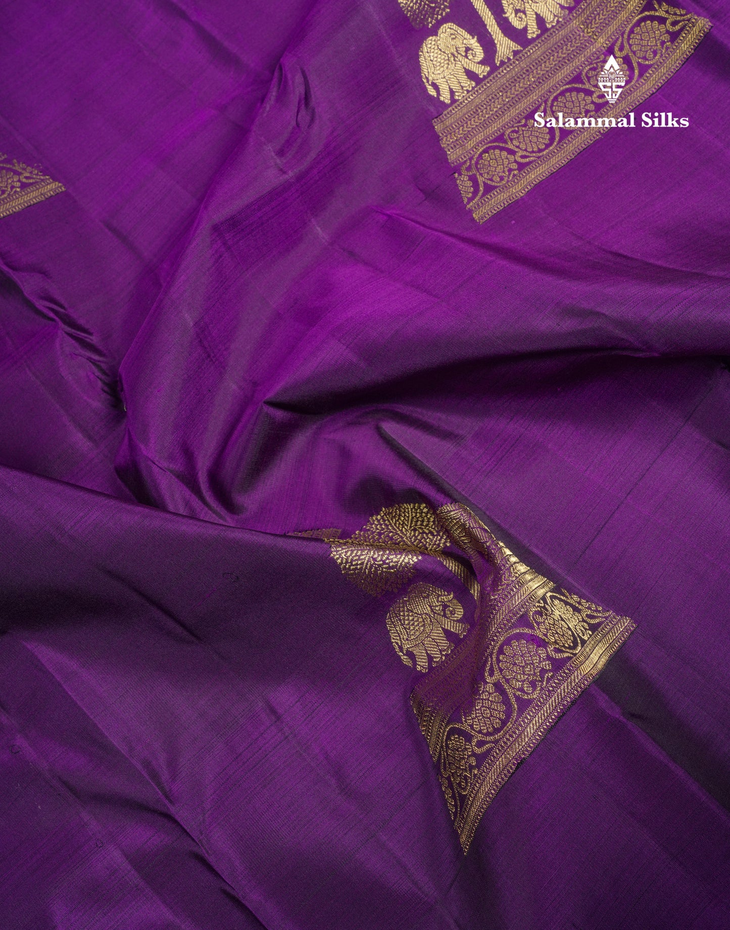 Beautiful Ramar Blue Pure Kanjivaram Silk Saree With Contrast Maroon Blouse