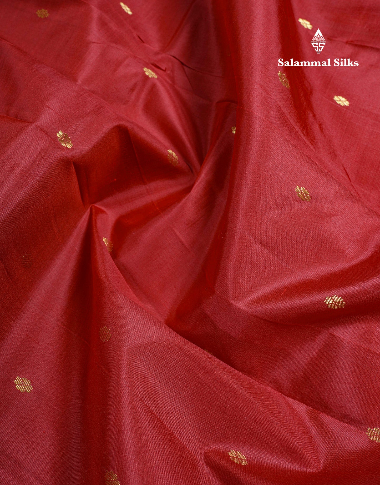 Maroon Pure Kanjivaram Silk Saree With Contrast Green One Side Border