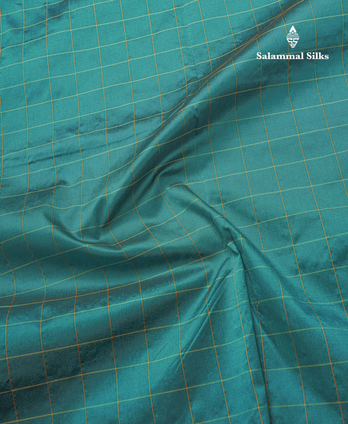 9 Yards Semi Silk Saree Army Green Colour with Pink Border