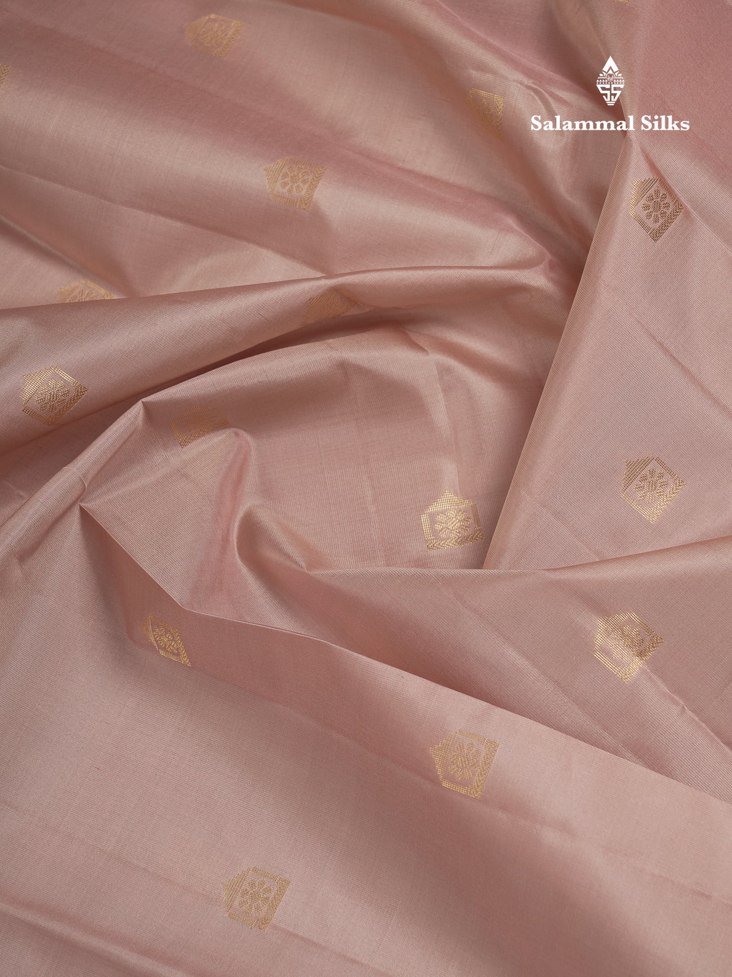 Beautiful Light Chocolate Pure Kanjivaram Silk Saree With Contrast Redish Maroon Traditional Border