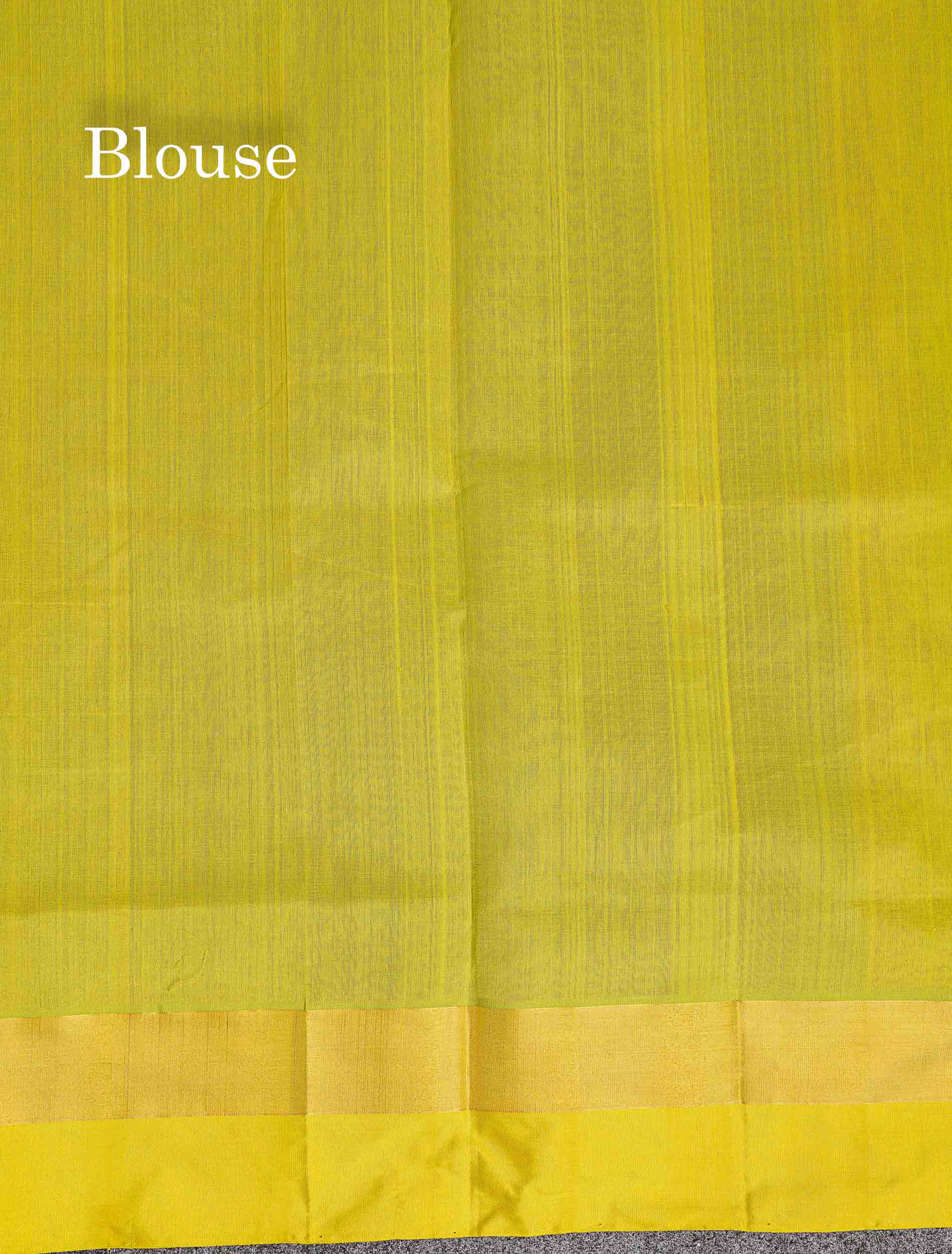 Contrast Manthulir Green Blouse Of Dual Tone Green Semi Silk Cotton Saree