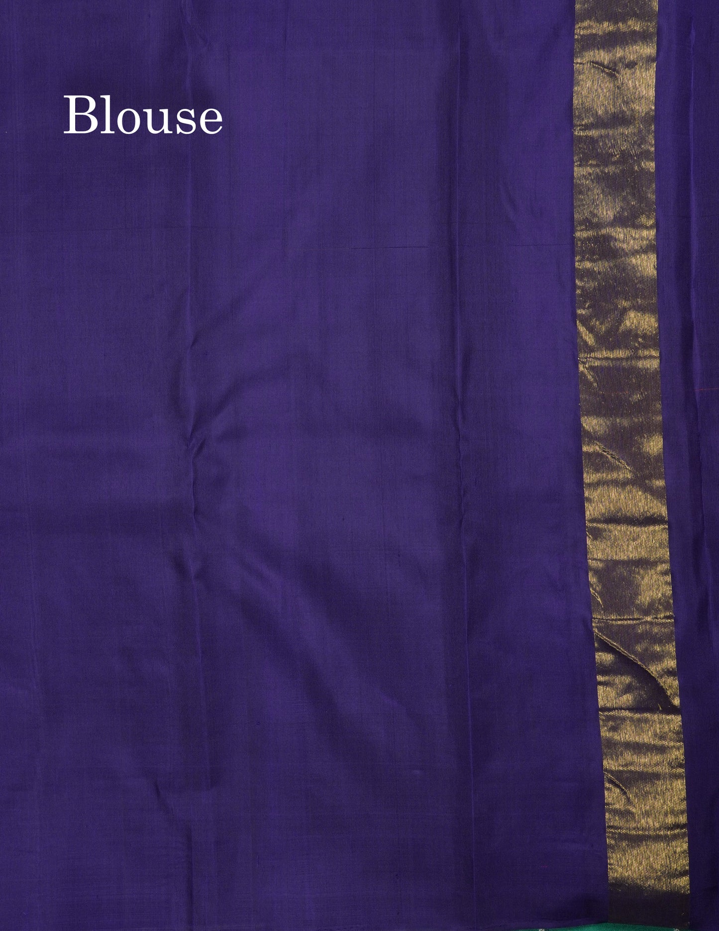 Light Ananda Korvai Pure Kanjivaram Silk Saree with Traditional One Side Multicolour Temple Border