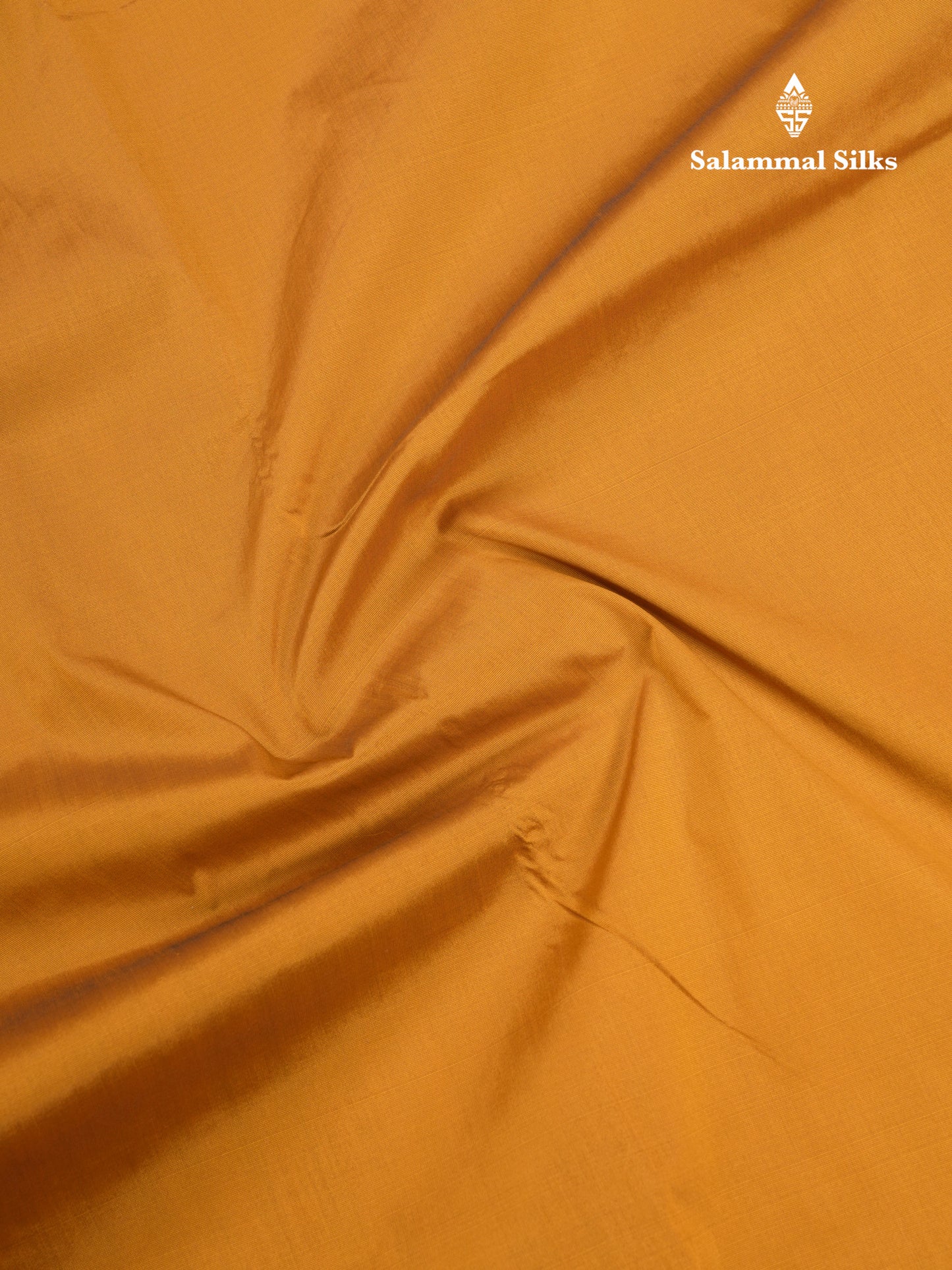 9 Yards Semi Silk Saree Mustard Yellow with Contrast Pink Border