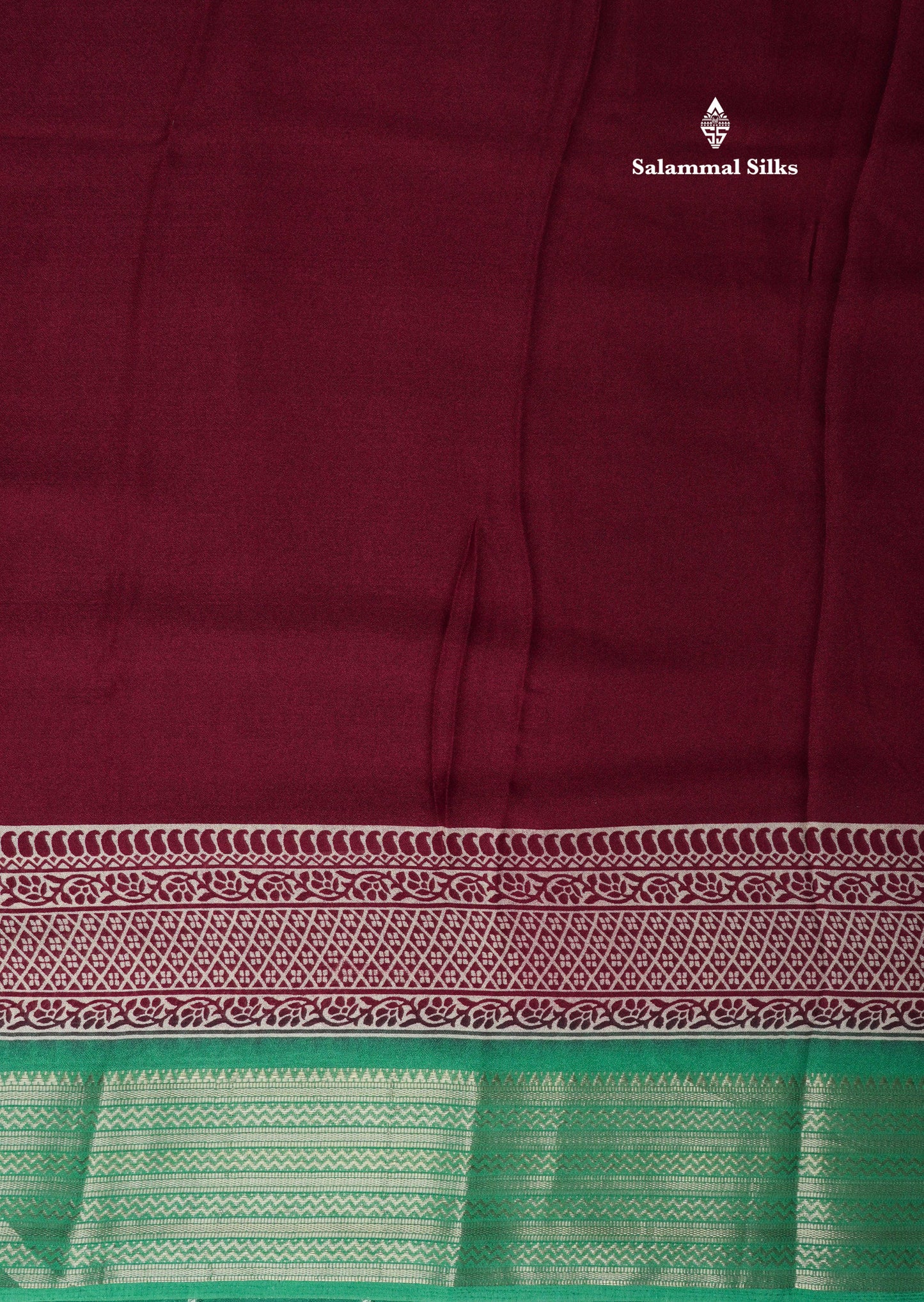 Bottle Green Plain Semi Georgette Saree With Mustard Yellow Traditinal Border