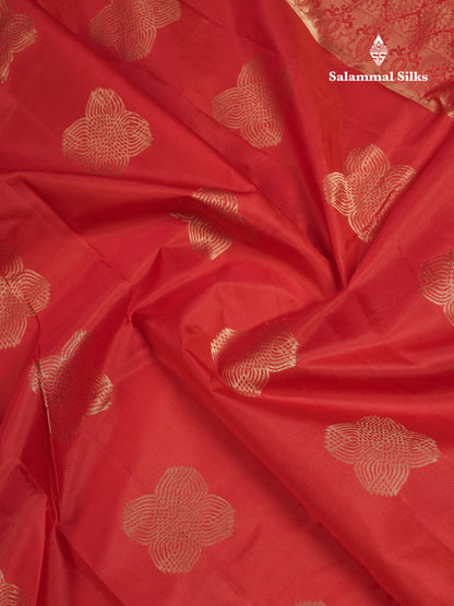 Beautiful Brown Pure Kanjivaram Silk Saree With Traditional Border