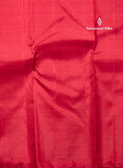 Onion Pink Colour Pure Kanjivaram Silk Saree with Temple Border
