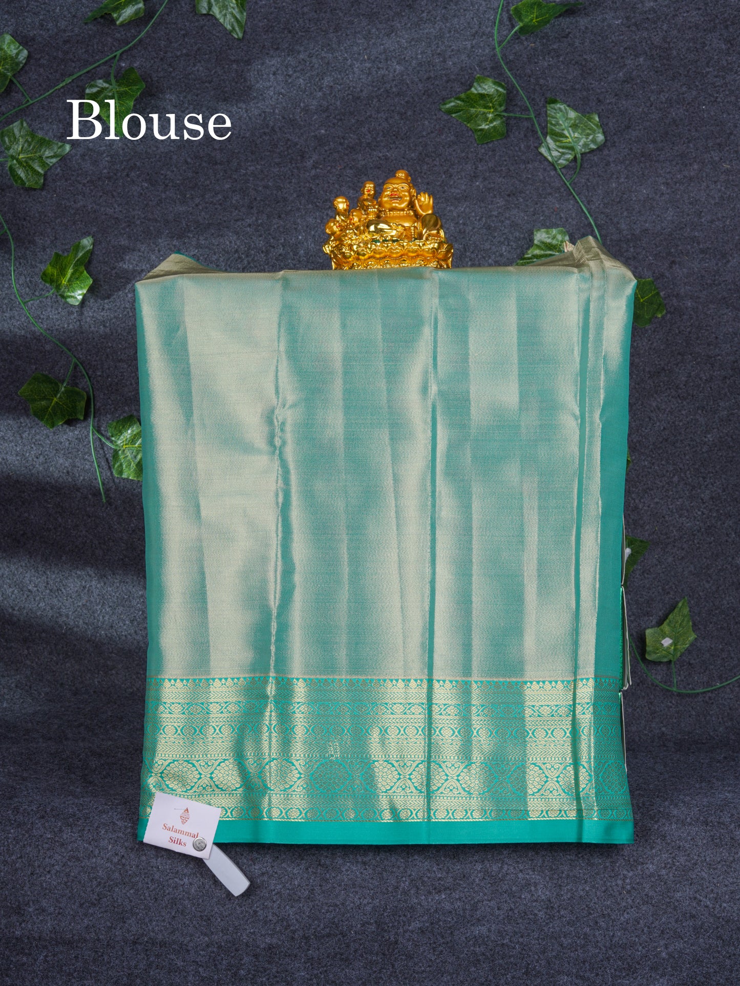 Semi Pattu Pavadai Tissue ( Light Lavender ) With Contrast Rexona Blouse 21.5"