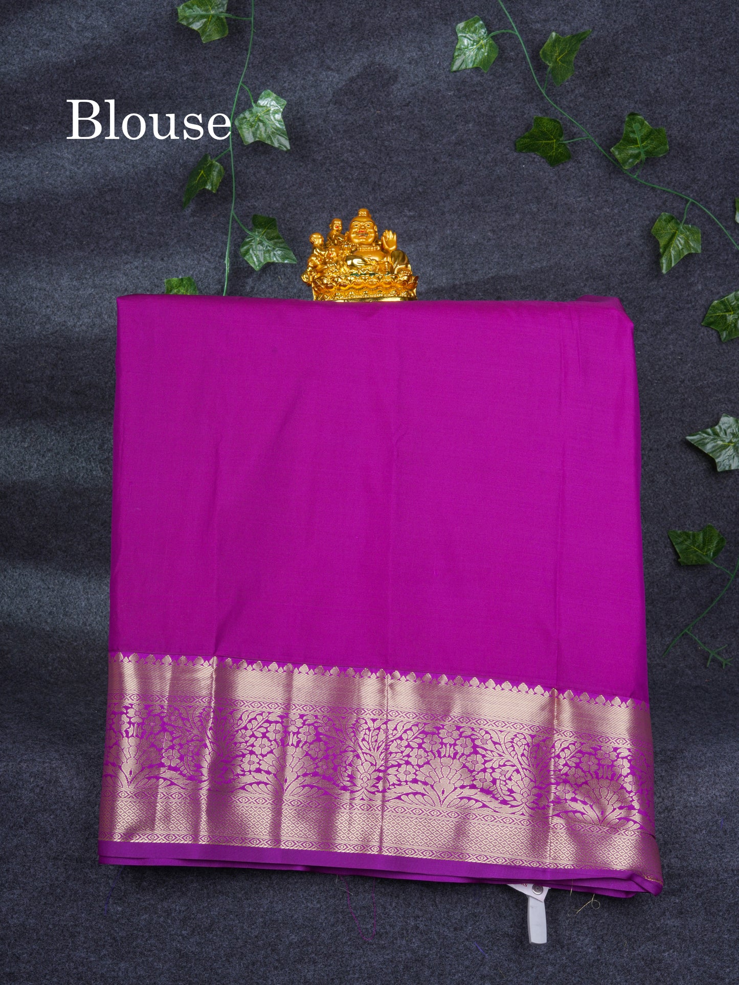 Semi Silk Pattu Pavadai ( Light Elaichi Green ) with Vadamalli Blouse 26"