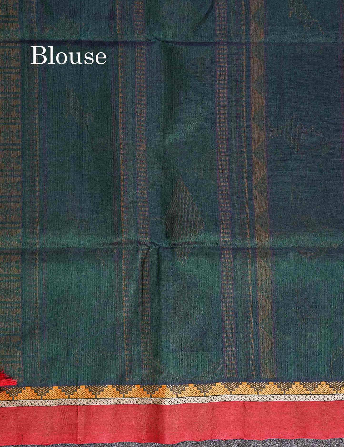 Pure Silk Cotton Saree - Dark Purple Colour Body Thread Butta & Traditional Border
