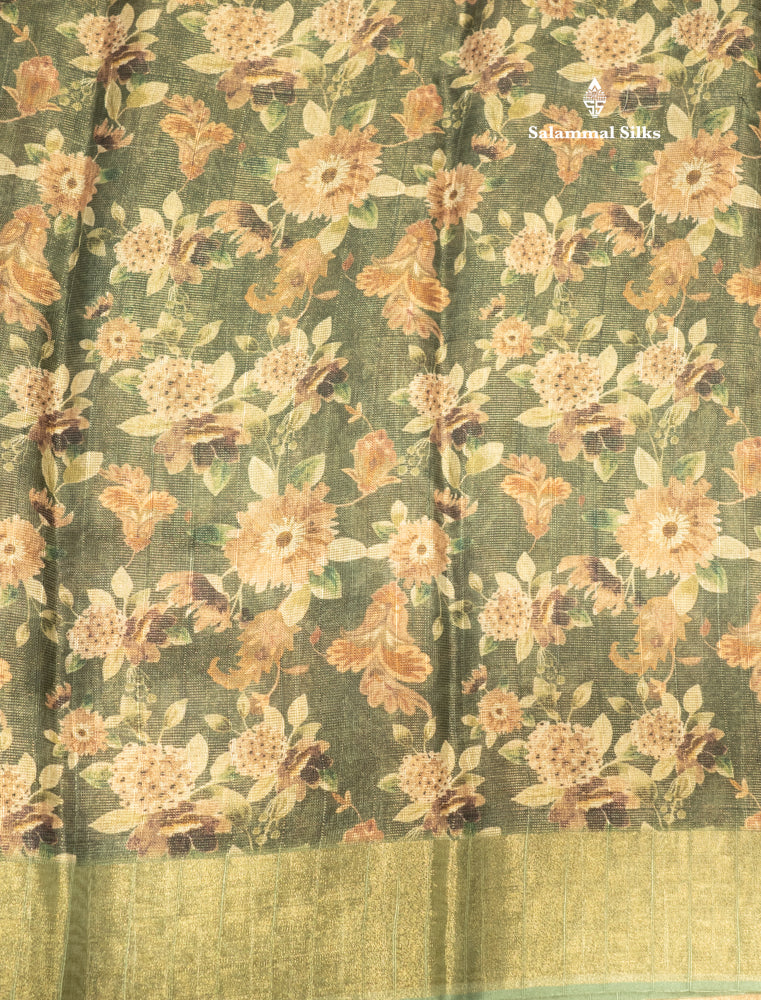 Violet Colour Linen Mix Fancy Saree With Tissue Border
