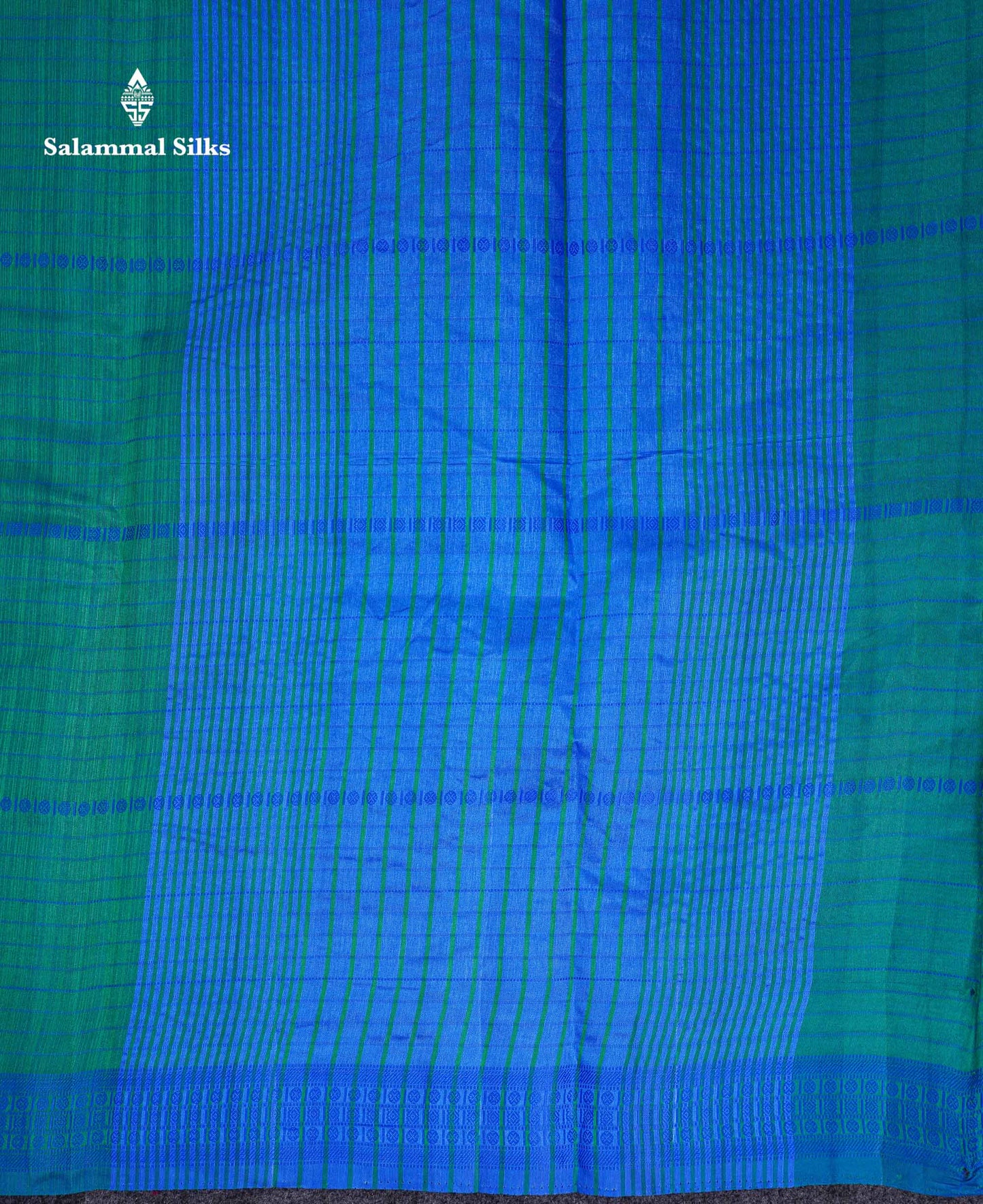 Beautiful Manthulir Green Jute Cotton Mix Fancy Saree With Traditional Small Border