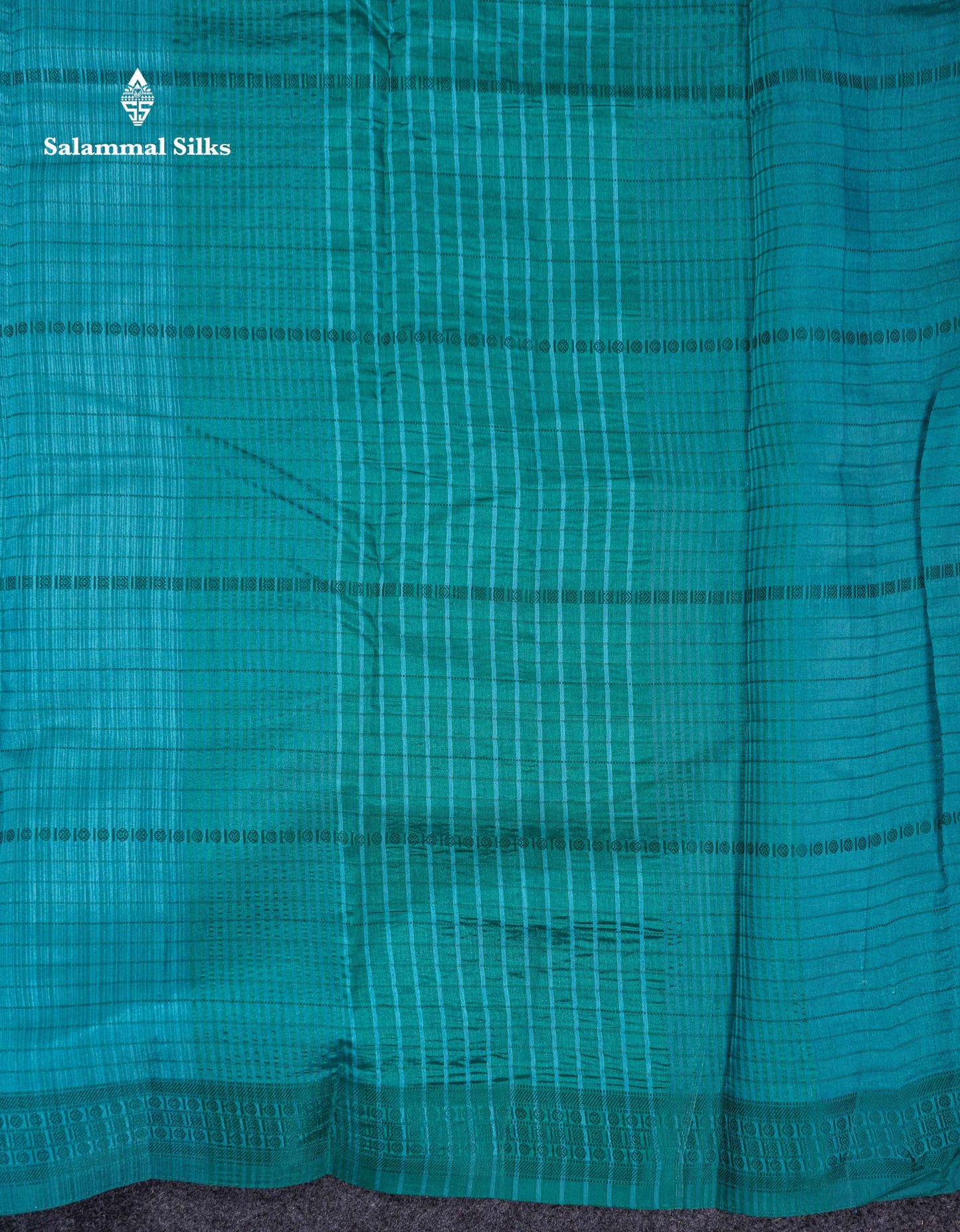 Beautiful Manthulir Green Jute Cotton Mix Fancy Saree With Traditional Small Border