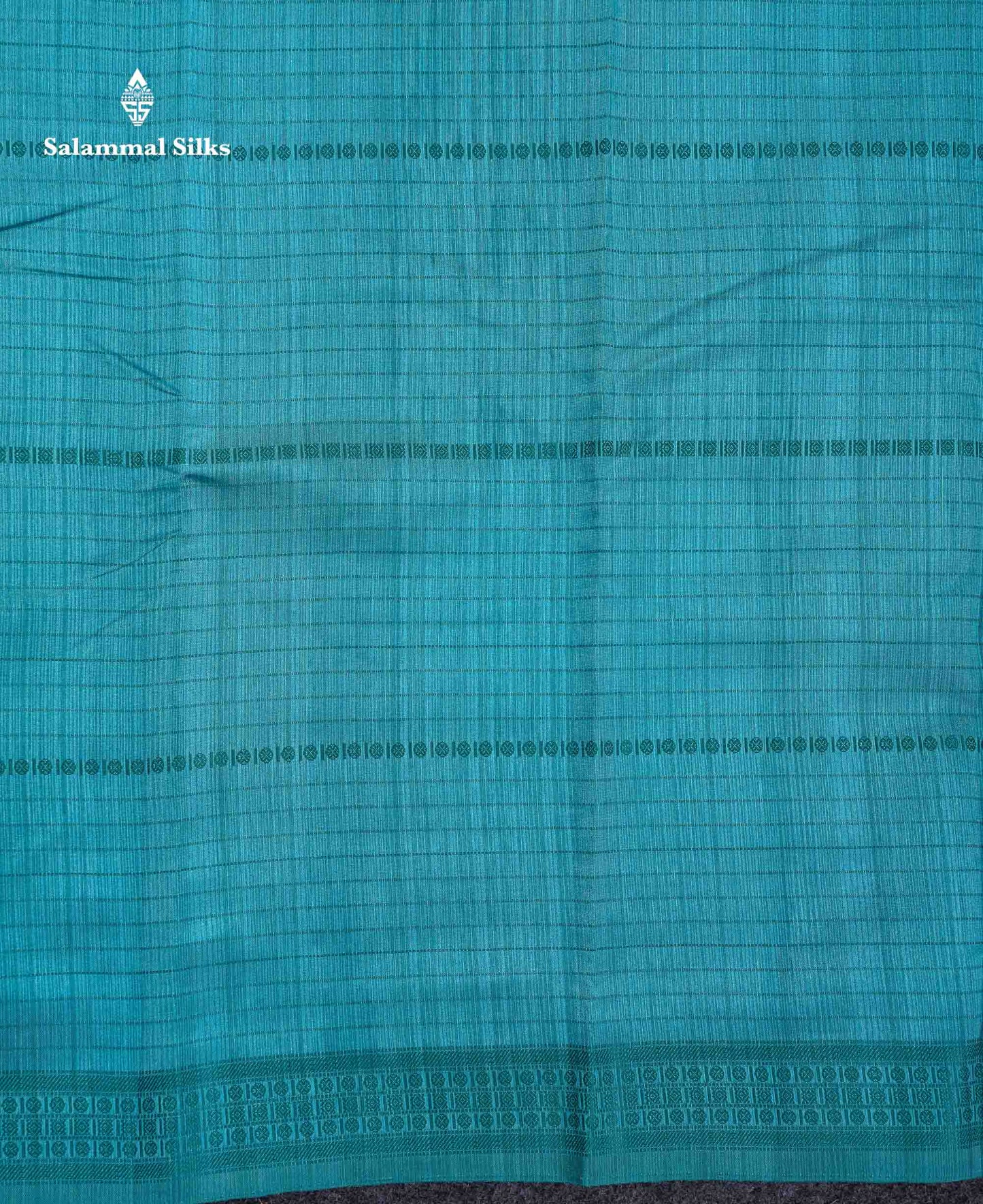 Beautiful Manthulir Green Jute Cotton Mix Fancy Saree With Traditional Small Border